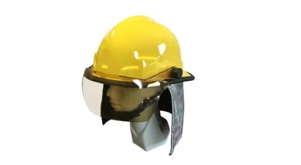 Casco de bombero con visor térmico certificado — LGA Querétaro