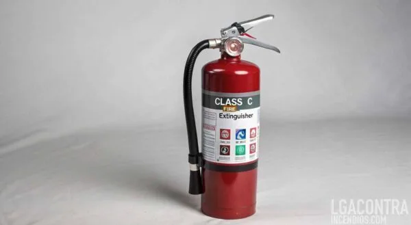 Extintor Clase C de 6 kg para evaluación técnica en Querétaro