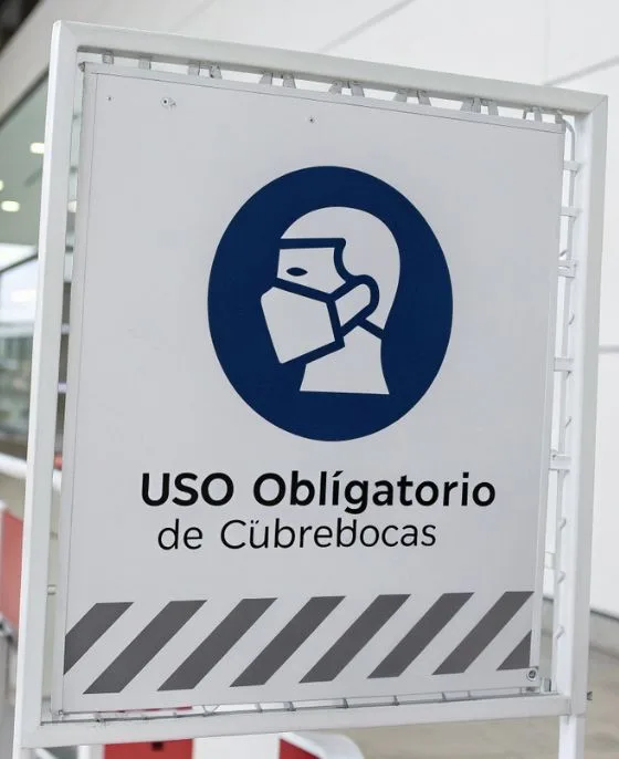 Señalización de obligación — fondo azul con símbolo blanco
