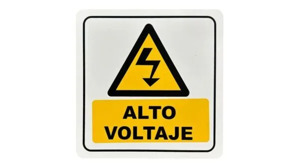 Señalización de Advertencia NOM-026-STPS: Alta Tensión, Material Inflamable y Riesgos en Planta